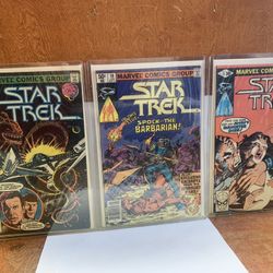 Marvel Comics Group Star Trek Comic Books (3) 