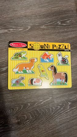 Melissa And Doug Pets Sound Puzzle 