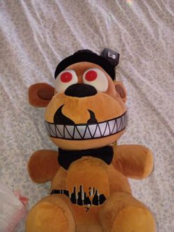 Jumbo nightmare Freddy plush funko no tush tag but real hot topic exclusive