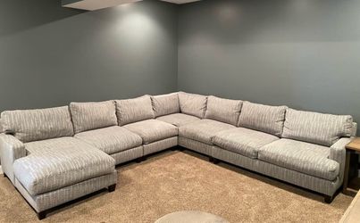 Large Bernhardt sectional sofa