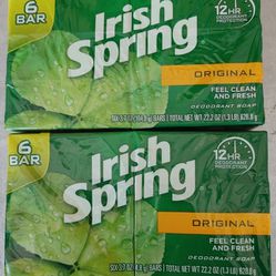 Irish Spring 6 Barsoaps (2 for $7)