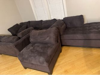 Gray 4 pcs sofa