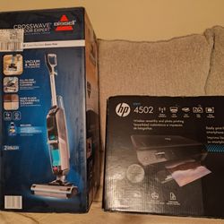 Vacuum And Mop 2-1 And A HP PRINTER 