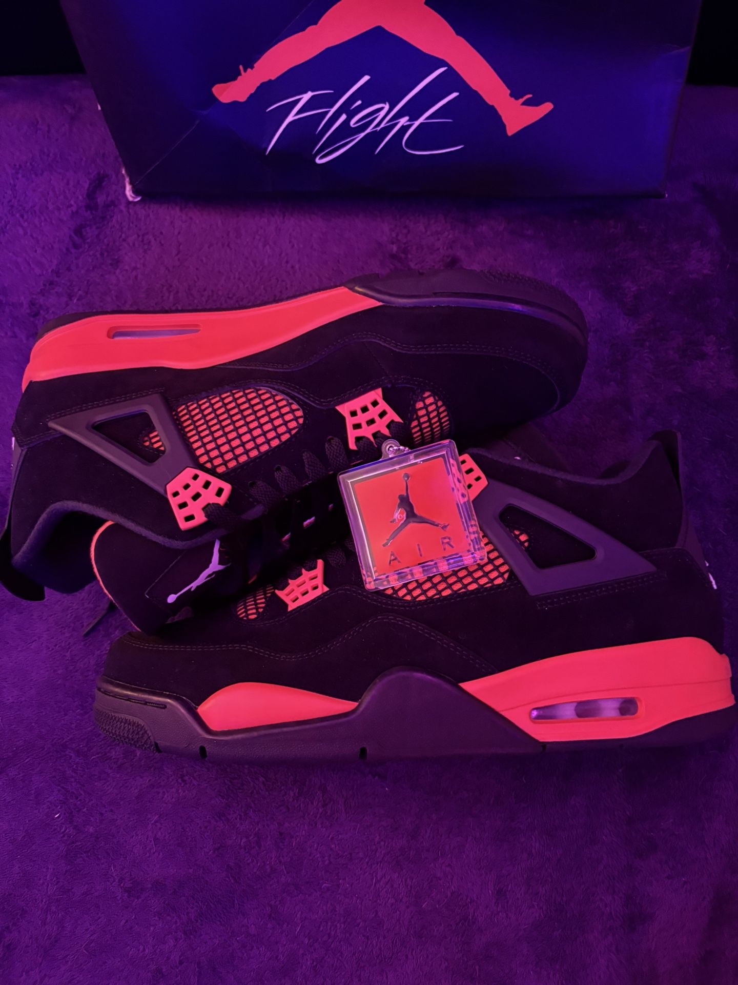 Nike jordan 4s retro red thunder