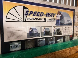Sport Speedway Shelter + Double Duty Cover