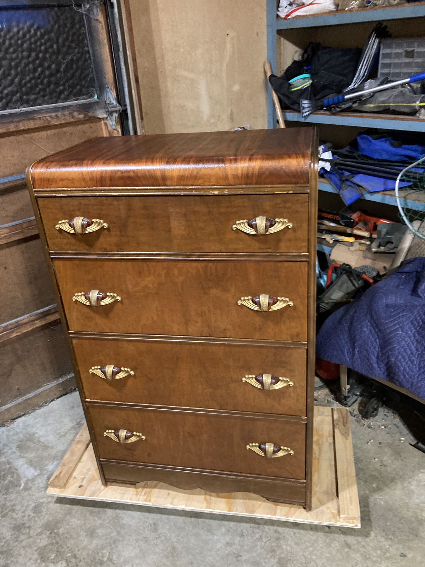 Art Deco Waterfall Dresser