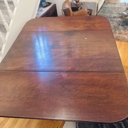 Antique Federal New York Duncan Phyfe Mahogany Breakfast Table