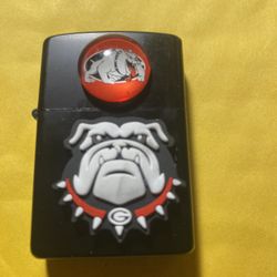 Georgia Bulldogs fliptop lighter new without fuel