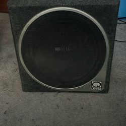 12 Inch Subwoofer In Box (hits Hard)