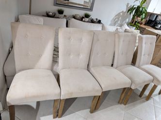 5 dinning chairs