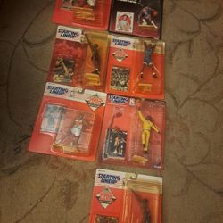 STARTING LINE UPS BASKETBALL VINTAGE 