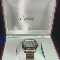 Cartier Santos With Box And Papers 