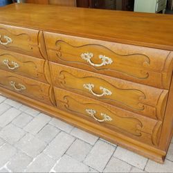 Large wood French Dresser