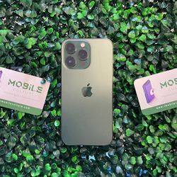 Unlocked Green iPhone 13 Pro 128gb