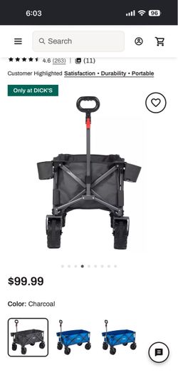 Heavy duty Folding Utility Wagon Cart