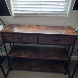Industrial Console Table / Entryway Sofa Table – Great Condition!