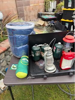 Camping items bundle