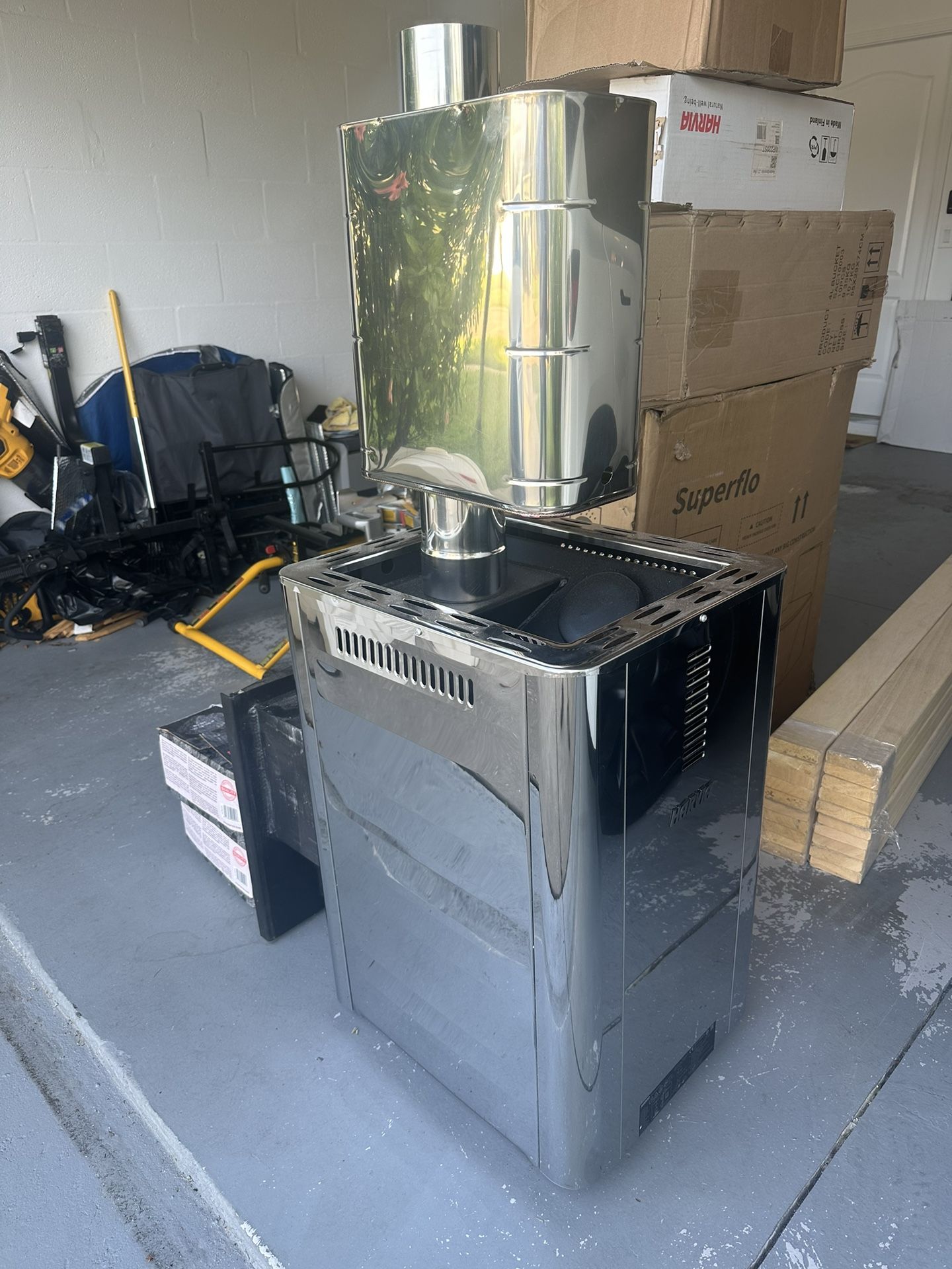 All equipment for sauna