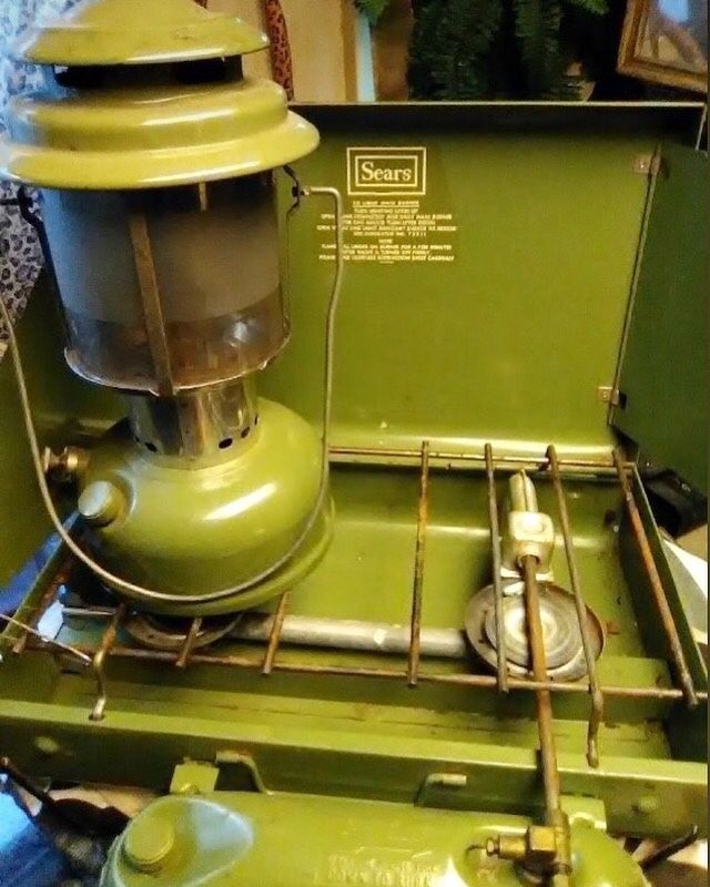 Vintage Sears Coleman Lantern and Camping Stove