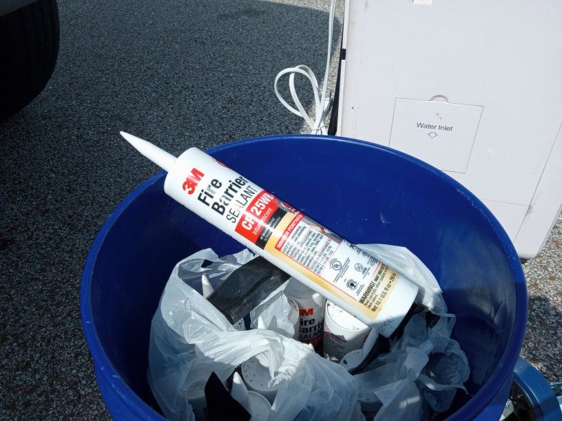 Fire Block Caulking