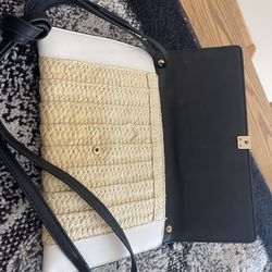 Purse..black And Straw Color