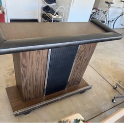 Wooden mini bar
