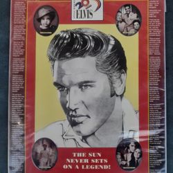 Elvis Presley "Keeping The Memory Alive" Tin Sign (New Sealed)