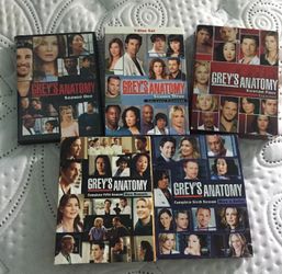 GREY'S ANATOMY *LOT OF 5* DVD Sets Series - Seasons 1 3 4 5 6 Lot