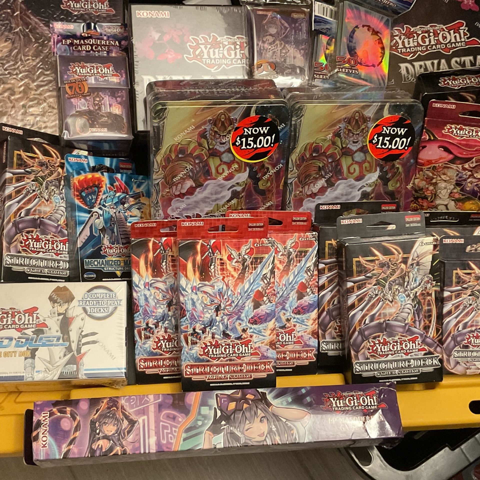Yugioh Sealed Product Collection $200 Great Deal