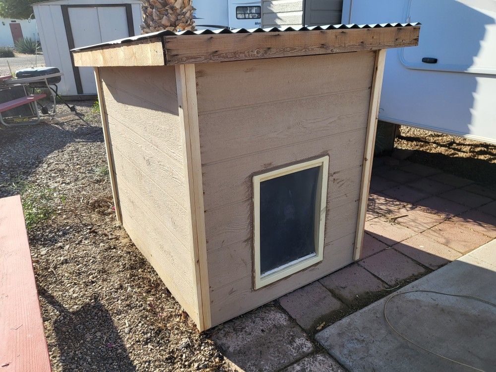 Insulated Large Custom Doghouse 