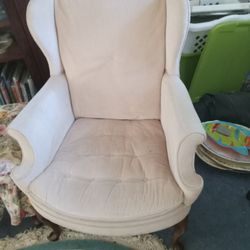Living Room Chair Like New Beige 