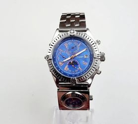 Stauer Pacifica Dual-time Automatic /Quartz Multifunction Watch (24191)