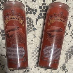 Spiritual Scented Gel Candle Cinnamon - Vela Espiritual De Gel Esencia Canela