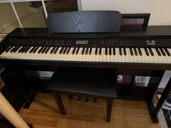 Electric keyboard and bench