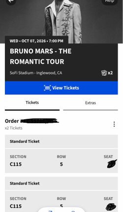 Bruno Mars Oct 7