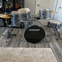 5 Piece Ludwig BackBeat Drum Set