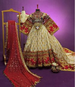 Afghan clothes bridal full set