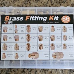 KOOTANS 66pcs Brass Fittings Kit (NEW)