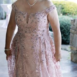Rose Colored Formal Dress
