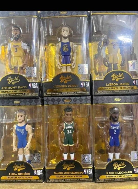 Funko VINYL GOLD NBA lot