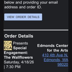 Concert Tickets at Edmonds Center For The  Arts