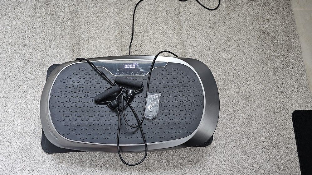 ADVENOR 4D Vibration Plate Exercise Machine Triple Motor 120 Speed w/Loop Bands Whole BodyD Vibration Platform