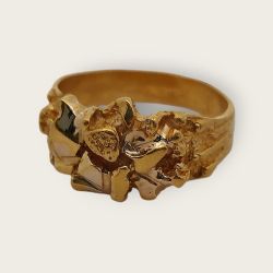 Gold Nugget Ring