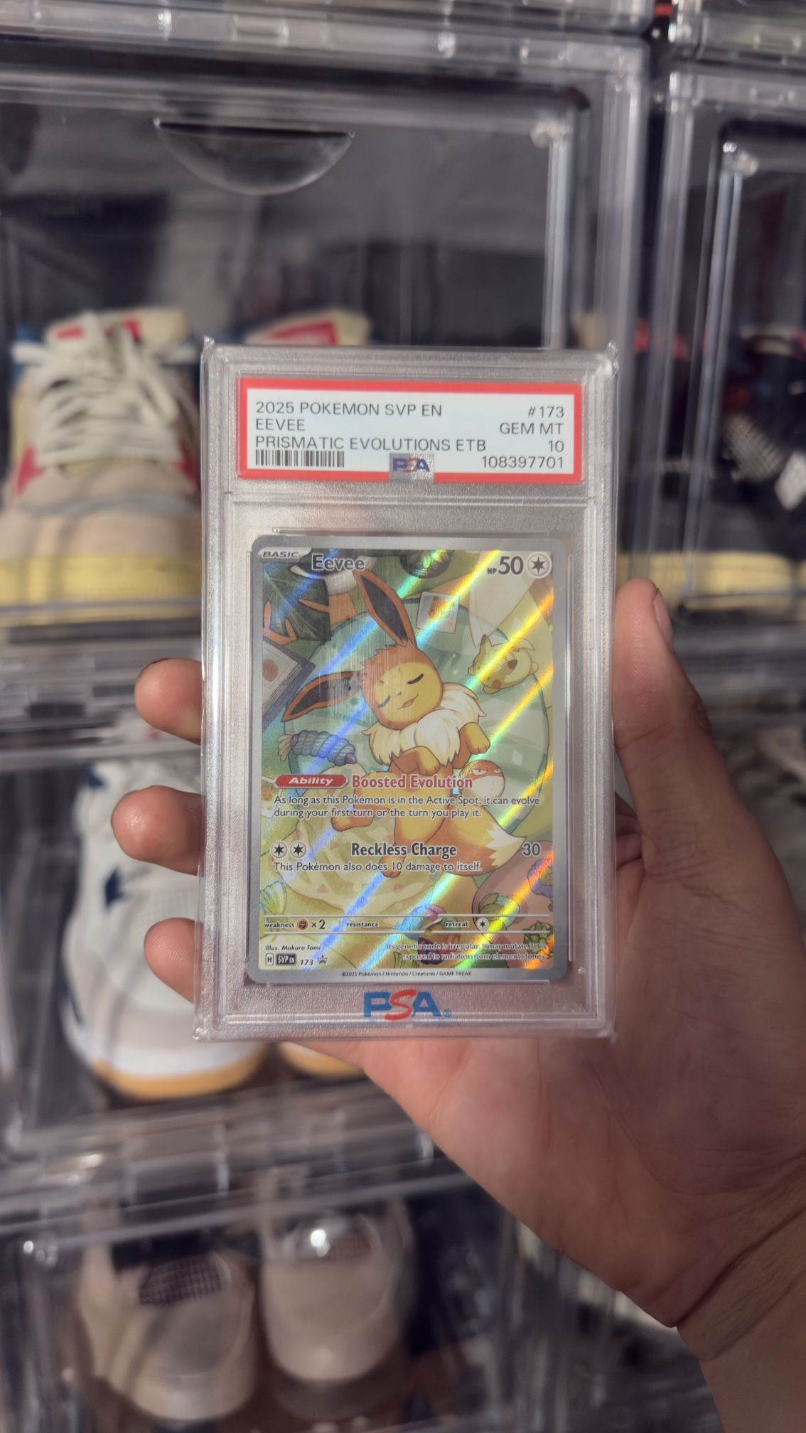 Pokemon Eevee Promo Prismatic Evolutions PSA 10
