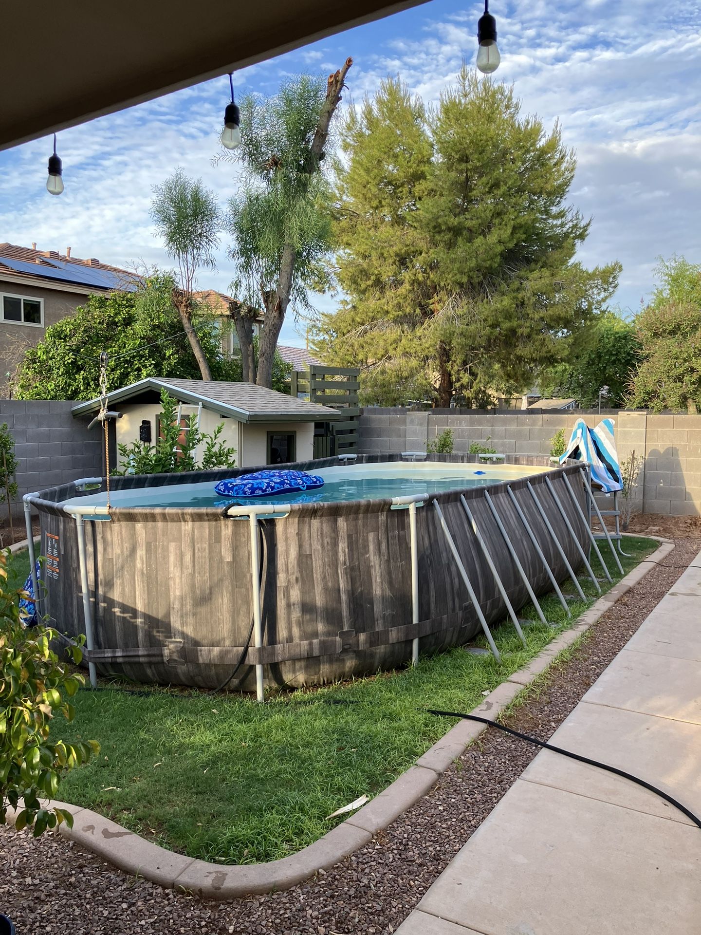 Large Above Ground Pool 22’ x 12’