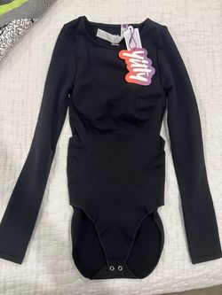 Yitty Black Long Sleeve Bodysuit