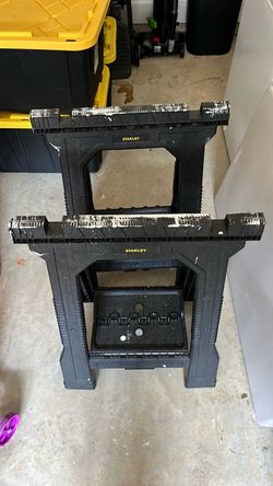 Stanley plastic sawhorses