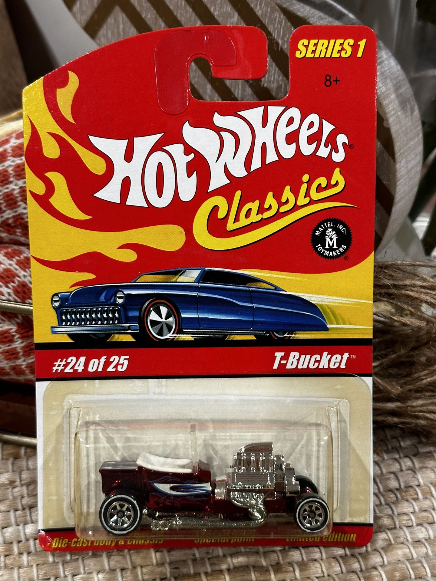 2005 Hot Wheels T Bucket #24 Series 1 Spectraflame Red