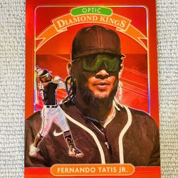 Fernando Tatis Jr. San Diego Padres 2020 Panini Donruss Optic Diamond Kings Red Prizm /60!