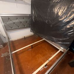 Full Bedroom Set (bed Frame, Night Stand and Drawer 